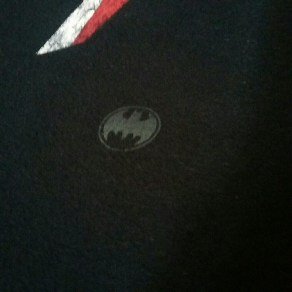 DC Comics Originials Black Batman Shirt U.S. Flag - Picture 3 of 4